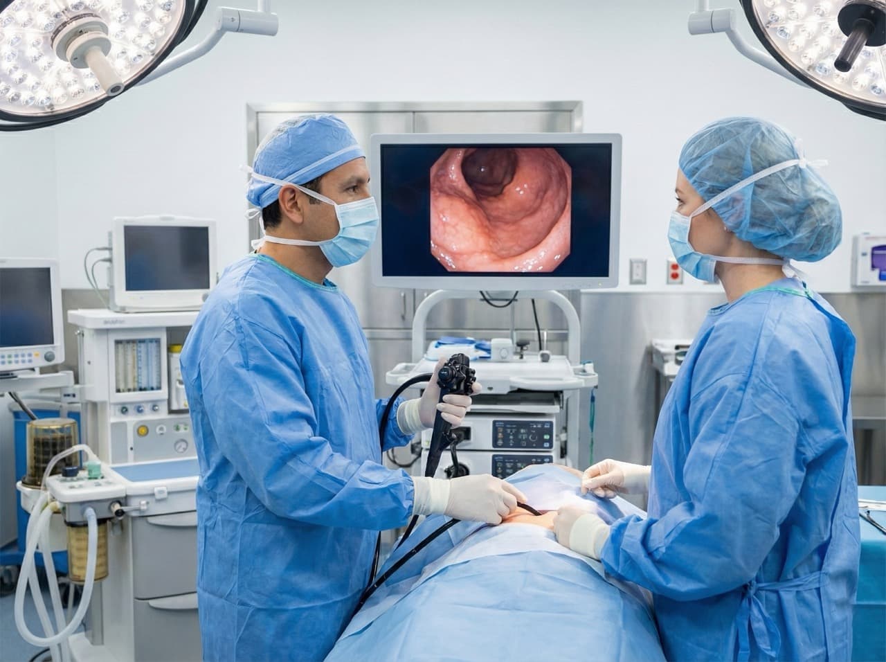 Equipo de colonoscopia en Endopolis