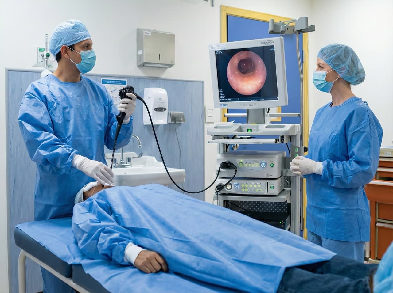 Procedimiento de endoscopia en Endopolis