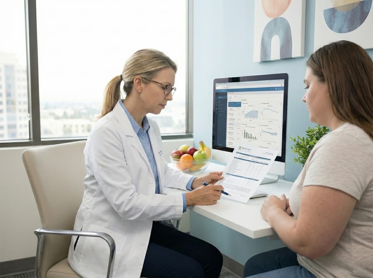 Lic. María Cecilia López en consulta